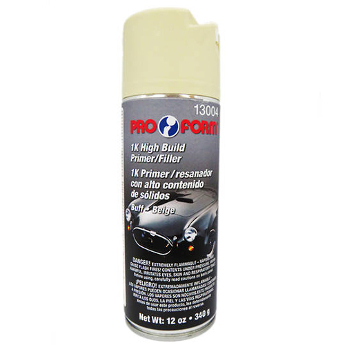 Pro Form 1K High Build Primer Filler Beige 340g Primers AEROSOLS